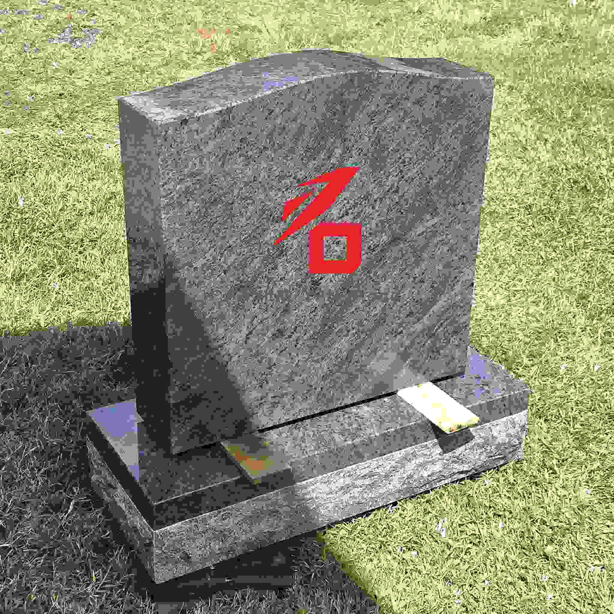 साधे ग्रॅनाइट सिंगल स्मारक